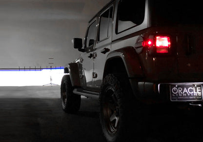 Oracle Oculus Bi-LED Projector Headlights for Jeep JL/Gladiator JT - Matte Blk - 5500K