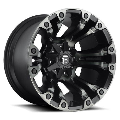 18x9 Fuel D569 Vapor Black & Machined Wheel 8x170 (20mm)