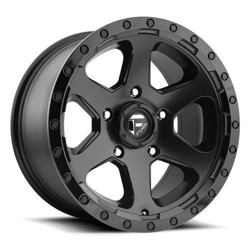 18x9 Fuel D589 Ripper Matte Black Wheel 5x5 (1mm)