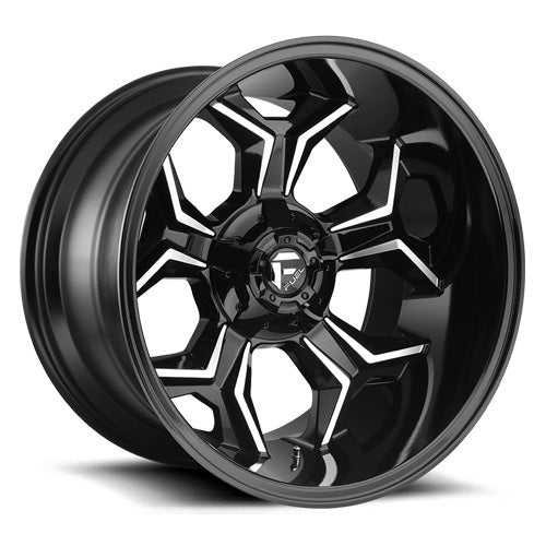 20x10 Fuel D606 Avenger Gloss Black Milled Wheel 5x5/5x5.5 (-18mm)