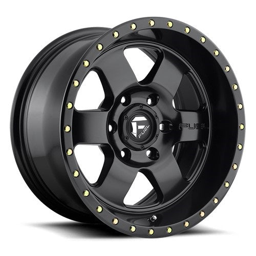 18x9 D618 Fuel Podium Matte Black Wheel 8x6.5 (20mm)