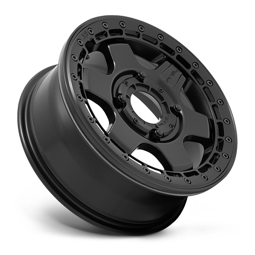 15x6 Fuel UTV D922 Block Matte Black W/ Black Ring BEADLOCK Wheel 4x156 (38mm)