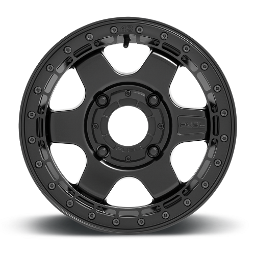 15x6 Fuel UTV D922 Block Matte Black W/ Black Ring BEADLOCK Wheel 4x156 (38mm)