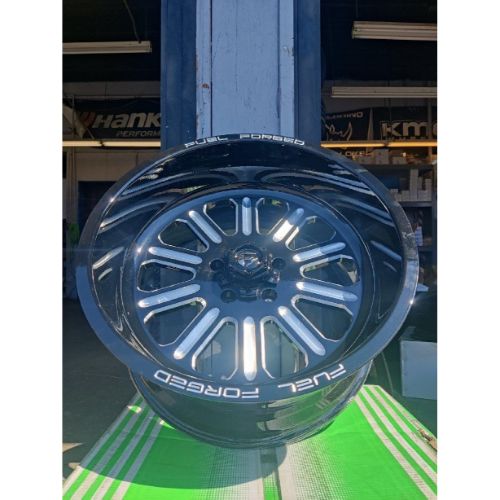 20x10 FUEL FORGED FF60 Gloss Black & Milled Wheel 5x5 (-25mm) IN STOCK!