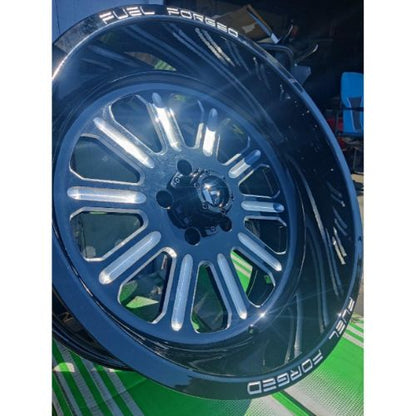 20x10 FUEL FORGED FF60 Gloss Black & Milled Wheel 5x5 (-25mm) IN STOCK!