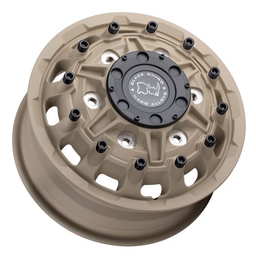 16x6 Black Rhino Destroyer Desert Sand Front Dually Wheel 6x205 (110mm)