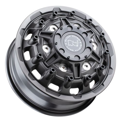16x6 Black Rhino Destroyer Matte Gunmetal Front Dually Wheel 6x205 (110mm)