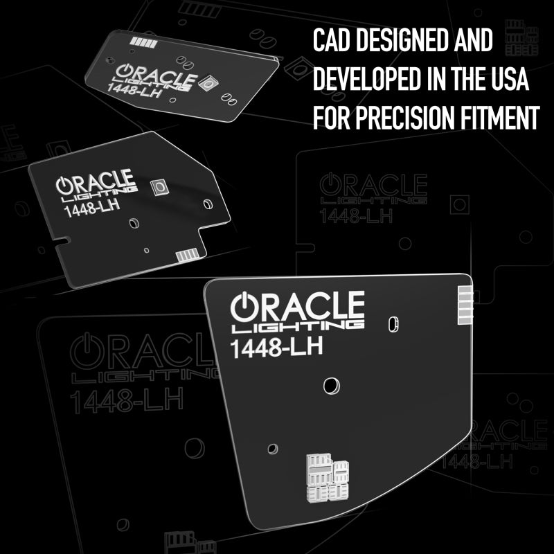 Oracle 19-21 RAM 1500 Headlight DRL Kit Projector LED - RGBW+A w/ Simple Controller