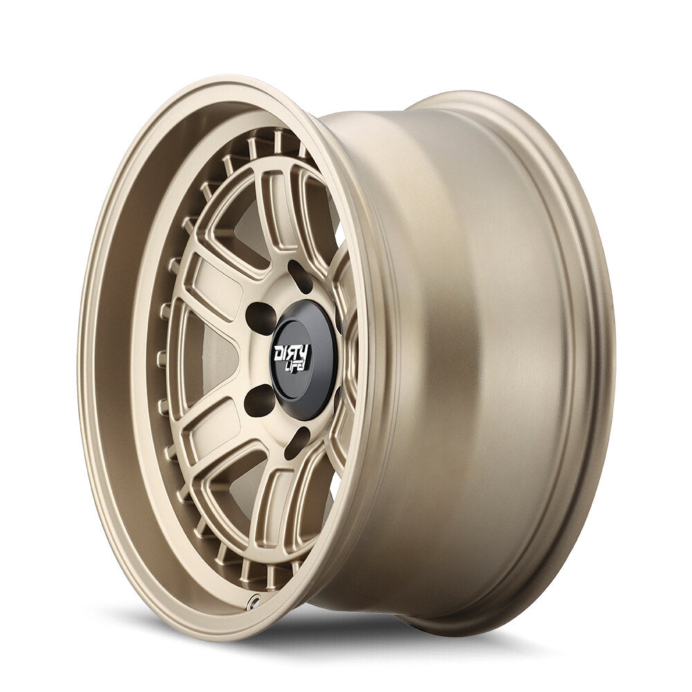 17x8.5 Dirty Life 9308 Cage Matte Gold Wheel 5x5 (-6mm)