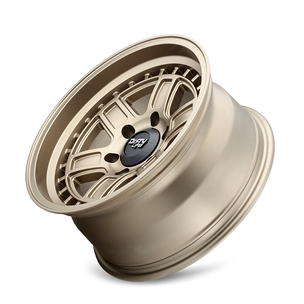17x8.5 Dirty Life 9308 Cage Matte Gold Wheel 5x5 (-6mm)