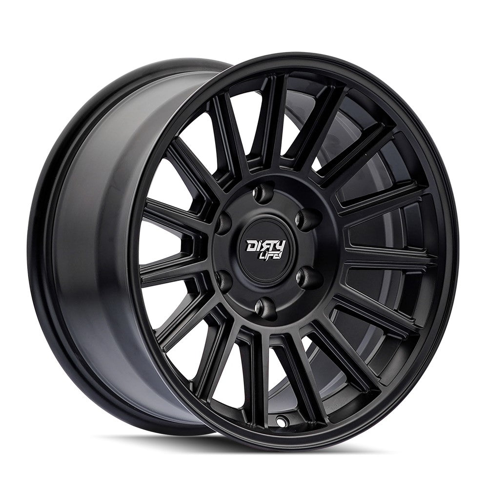 17x8.5 Dirty Life Journey Matte Black Wheel 5x5 (0mm)
