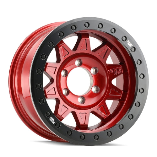 17x9 Dirty Life Roadkill Race Candy Red BEADLOCK Wheel 5x5 (-14mm)