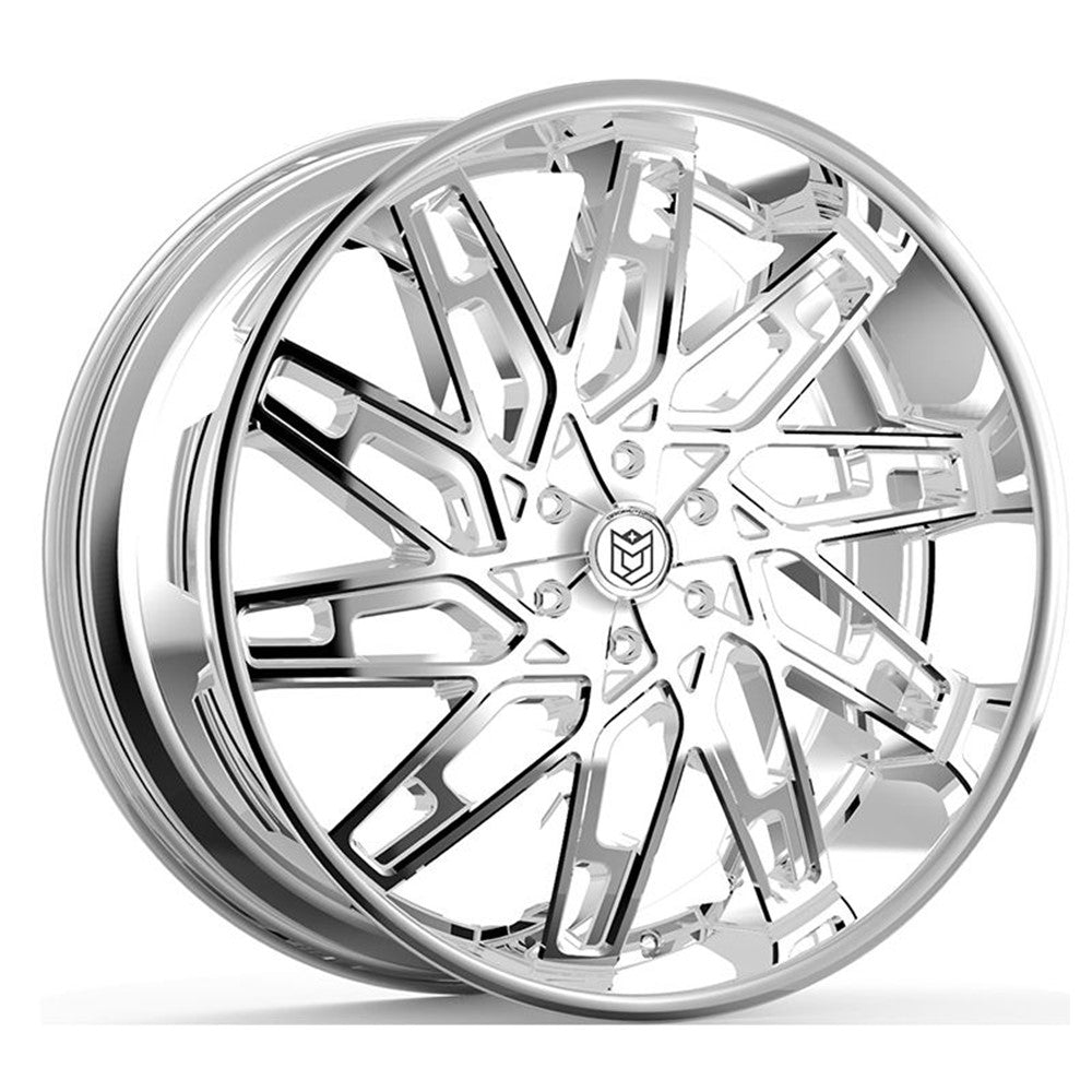 26x10 Dropstars 656C Chrome Plated Wheel 6x5.5 +30