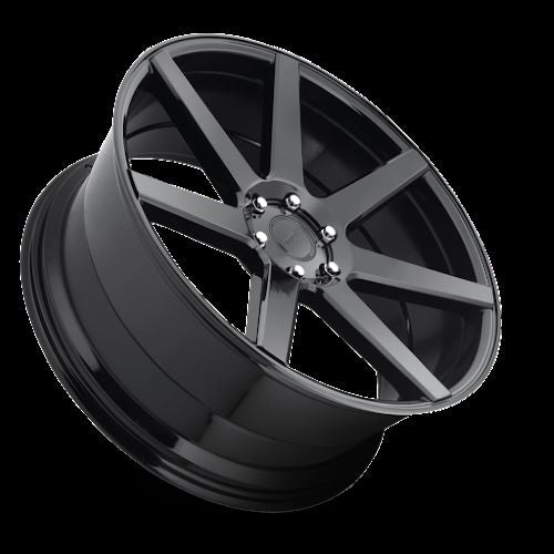 22x9.5 DUB S204 FUTURE GLOSS BLACK Wheel 6x5.5 (30mm)