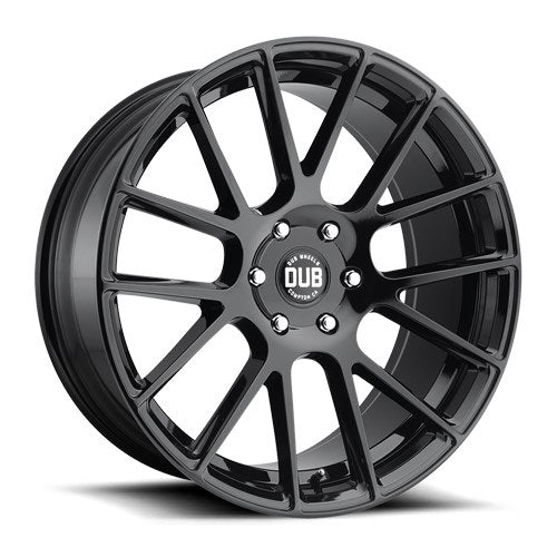 20x9 S205 Dub Luxe Gloss Black Wheel 6x5.5 (30mm)