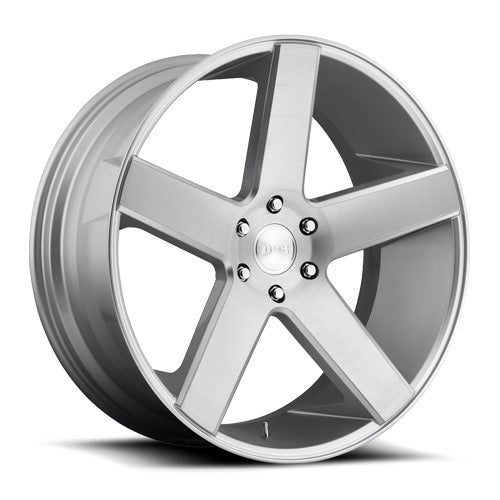 24x10 S218 Dub Baller Brushed Silver Wheel 6x135 (30mm)