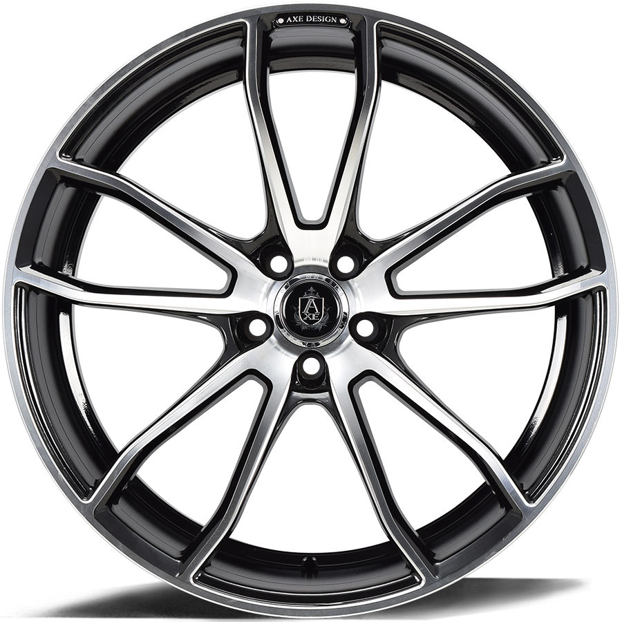 22x10.5 Axe EX33 Black And Polished Face Wheel 5x112 (25mm)