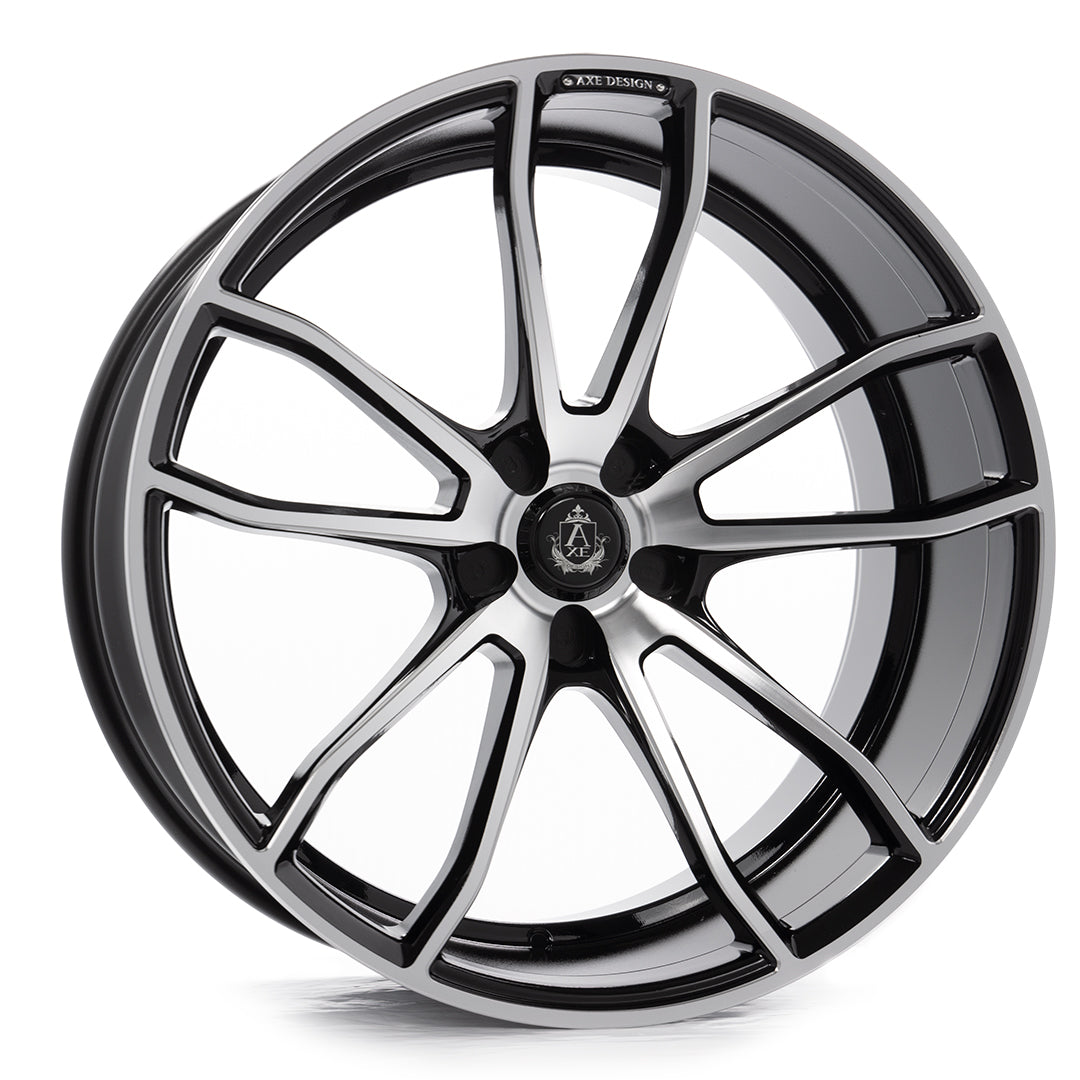 22x10.5 Axe EX33 Black And Polished Face Wheel 5x110 (25mm)