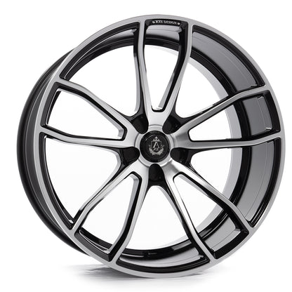 22x10.5 Axe EX33 Black And Polished Face Wheel 5x5 (25mm)