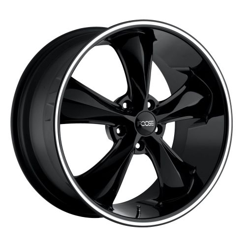 18x9.5 F104 Foose Legend Gloss Black Wheel 5x4.5 (34mm)