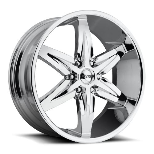 22x9.5 F161 Foose Slider Chrome Wheel 6x5.5 (30mm)