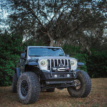 Oracle Oculus Bi-LED Projector Headlights for Jeep JL/Gladiator JT - Matte Blk - 5500K