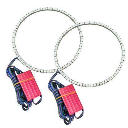 Oracle Jeep Wrangler JL/Gladiator JT LED Surface Mount Headlight Halo Kit- w/o Controller