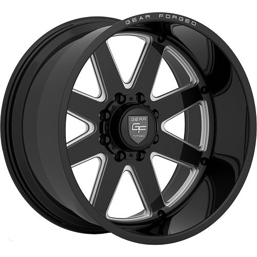 22x14 Gear Off Road F70BM1 Forged Black Milled Wheel 6x5.5 (-76mm)
