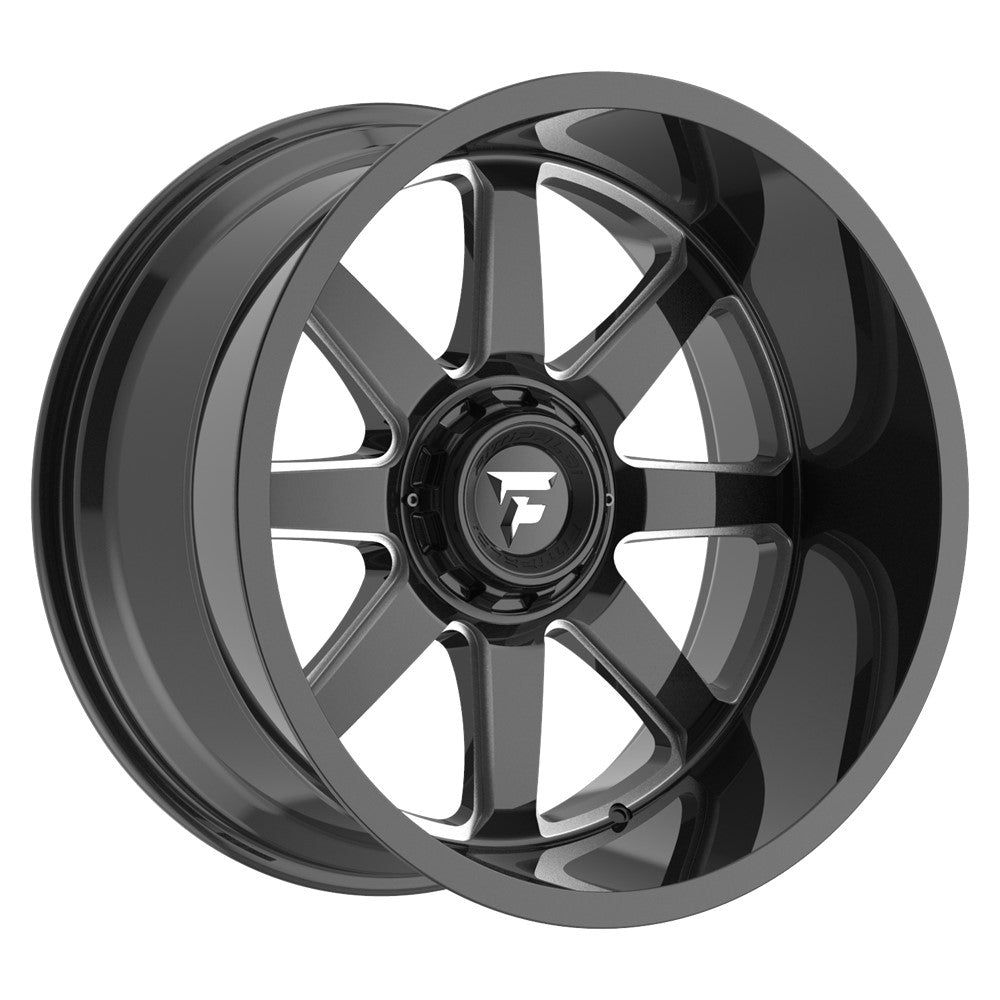 20x10 Fittipaldi Offroad FA16BM Black Wheel 5x4.5/5x5 (-25mm)
