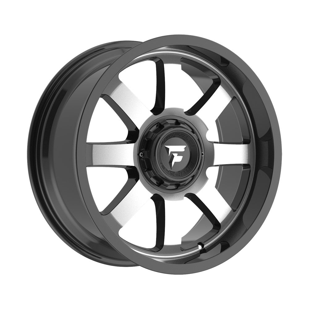18x9 Fittipaldi Offroad FA16MB Black Wheel 5x4.5/5x5 (12mm)