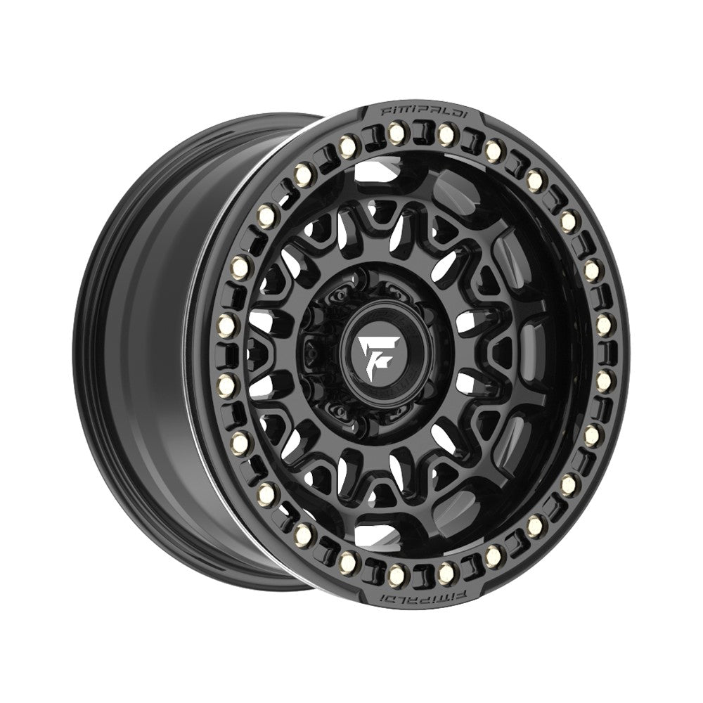 17x9 Fittipaldi FB150B BEADLOCK Black Wheel 5x5 (-15mm)