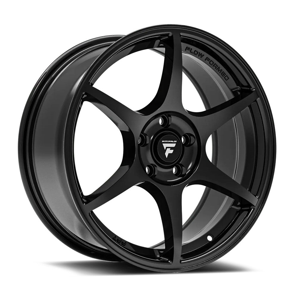 18x8 Fittipaldi FS364 Black Wheel 5x100 (38mm)