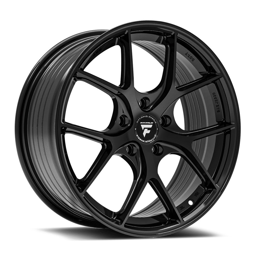 18x8 Fittipaldi FS365 Black Wheel 5x100 (35mm)