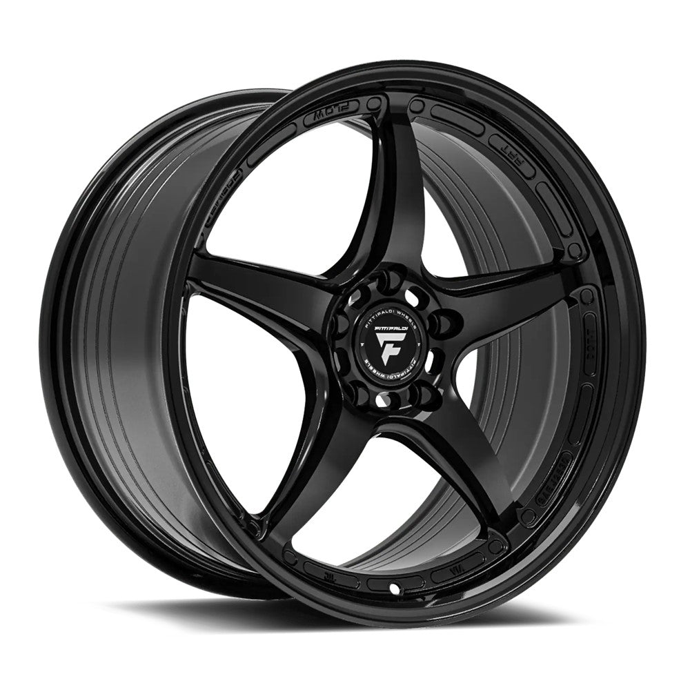 17x8 Fittipaldi FS367 Black Wheel 5x4.5 (35mm)