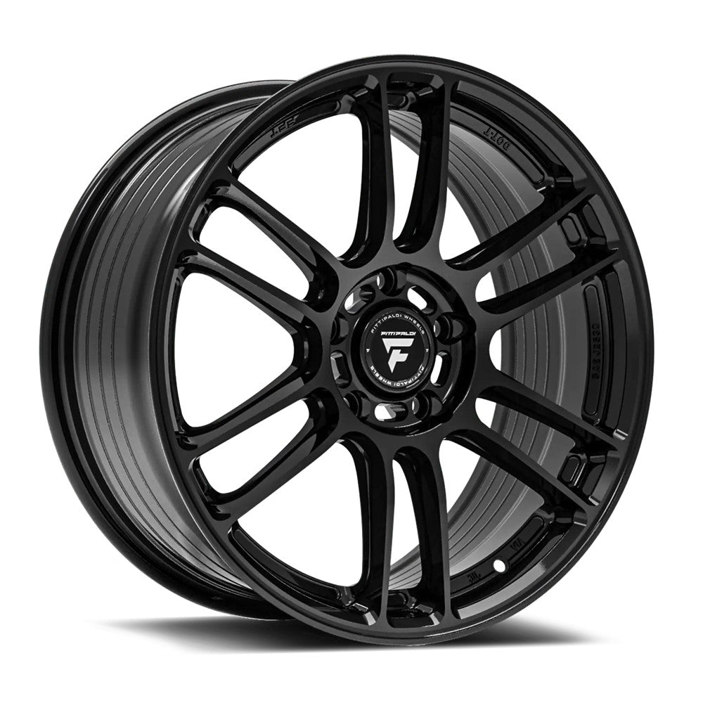 17x8 Fittipaldi FS368 Black Wheel 5x4.5 (35mm)