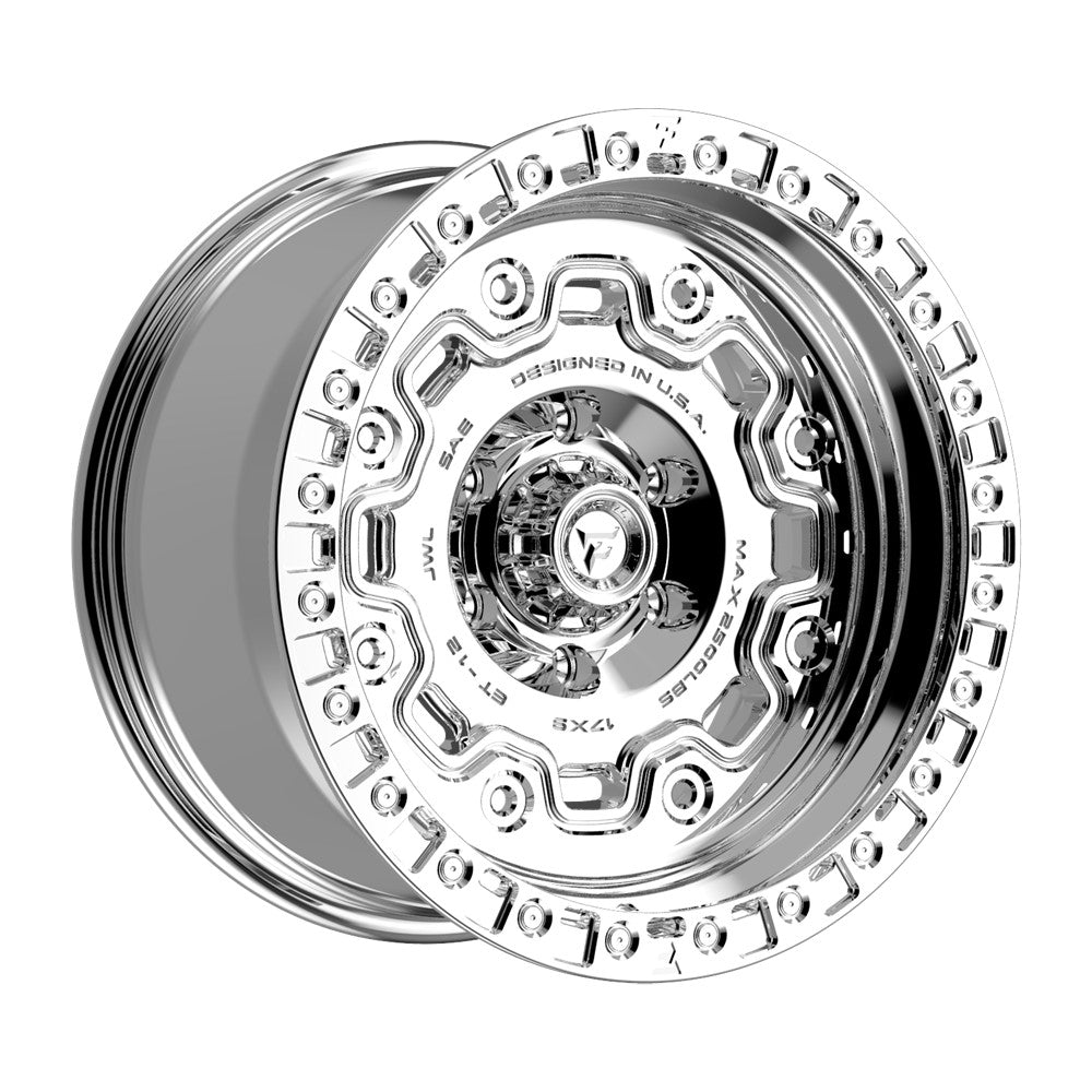 17x9 Fittipaldi Offroad FT100MC Mirror Coat Wheel 6x5.5 (-12mm)