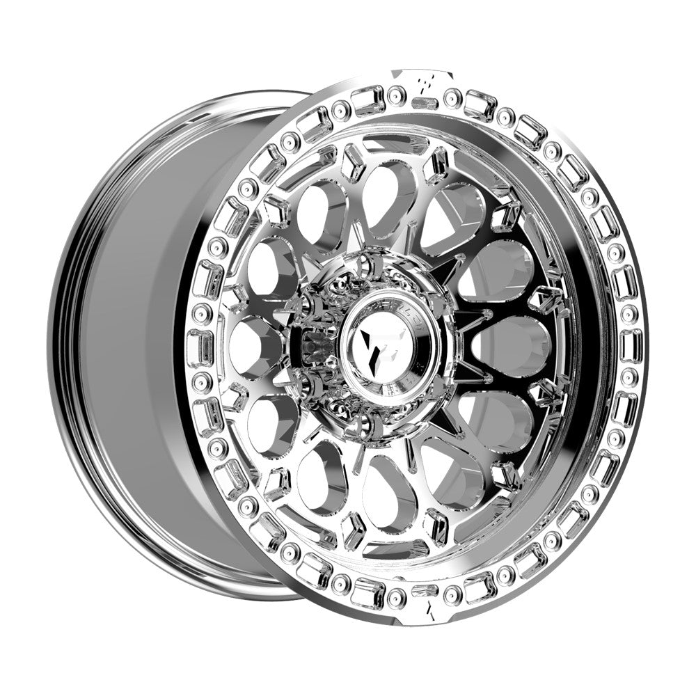 17x9 Fittipaldi Offroad FT101MC Mirror Coat Wheel 5x5 (-12mm)