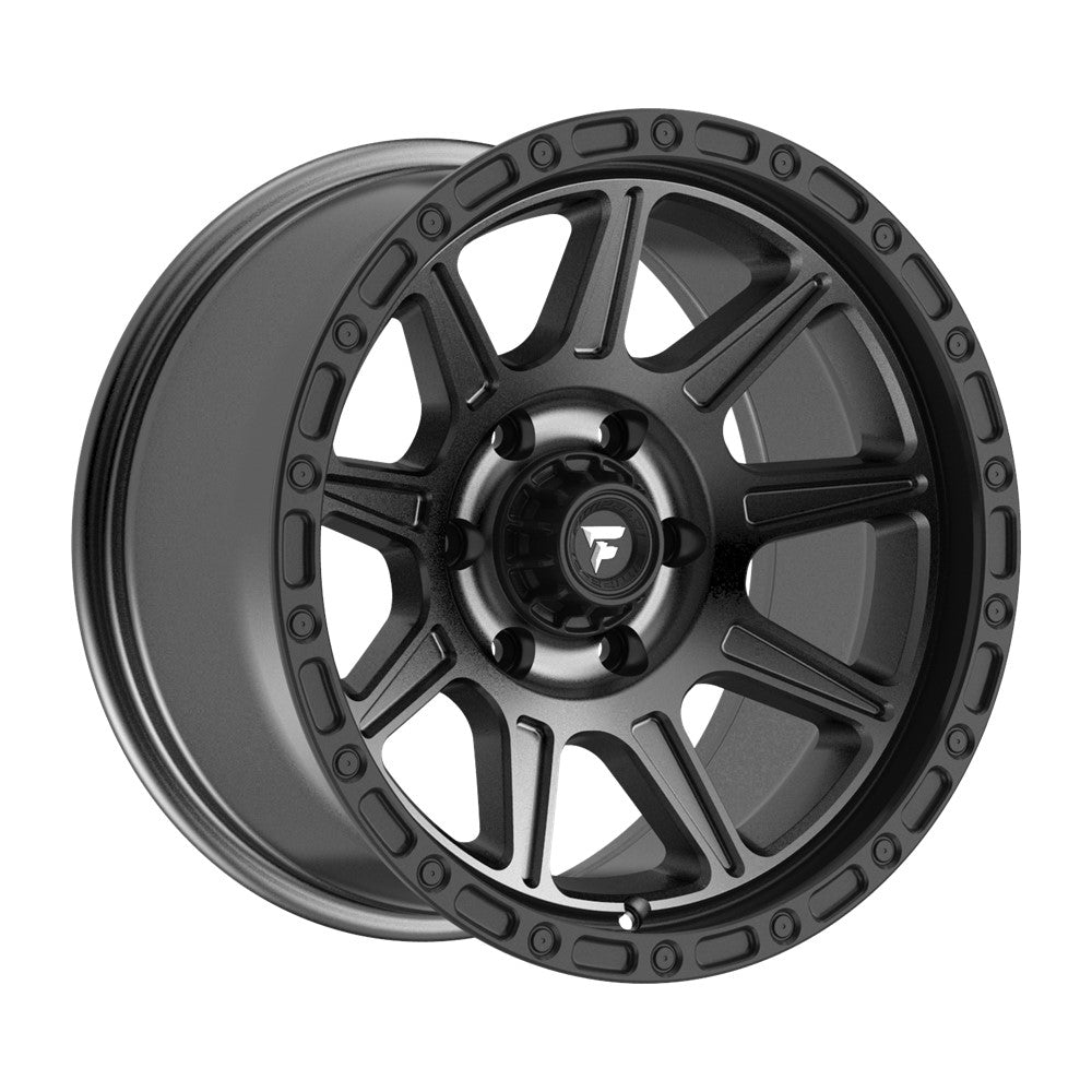 17x9 Fittipaldi Offroad FT104AB Anthracite Wheel 5x5 (-12mm)