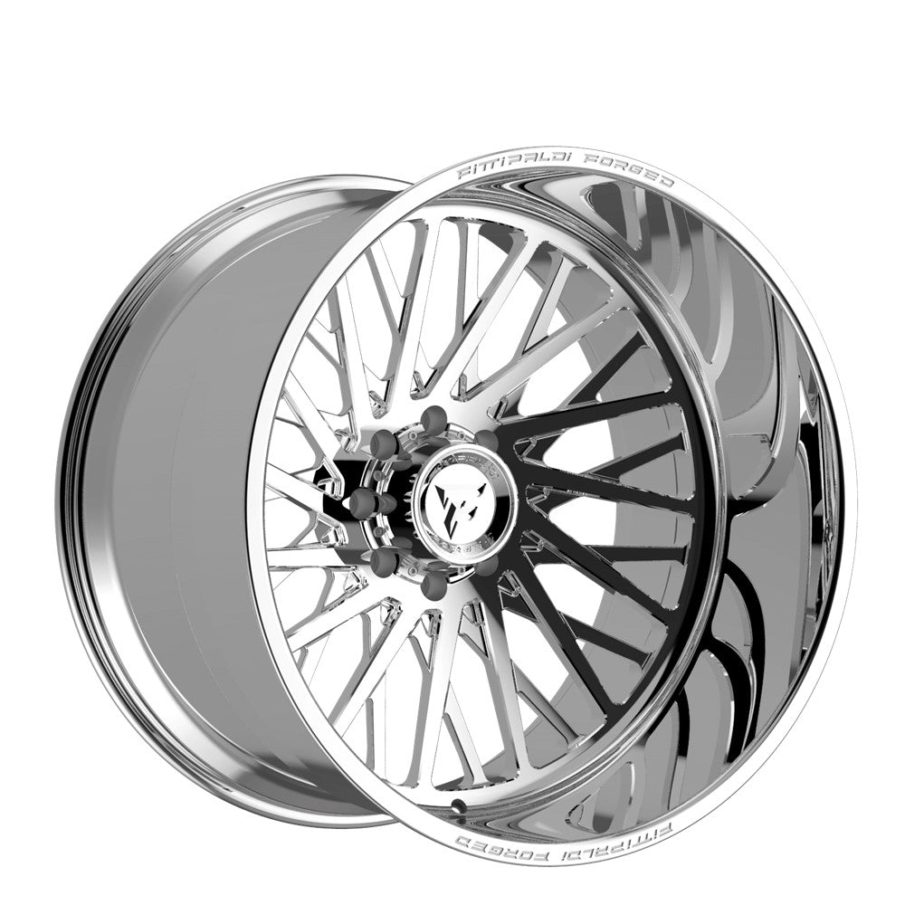 26x14 Fittipaldi FTF500P Polished FORGED RIGHT DIRECTIONAL Wheel 8x6.5 (-76mm)