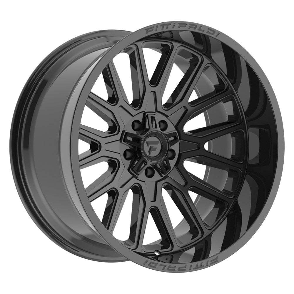 22x12 Fittipaldi Offroad FA18B Gloss Black Wheel 5x5/5x5.5 (-44mm)