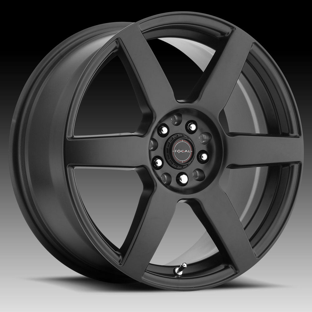 17x7.5 Focal 444SB F-06 Satin Black Wheel 5x100/5x4.5 (42mm)