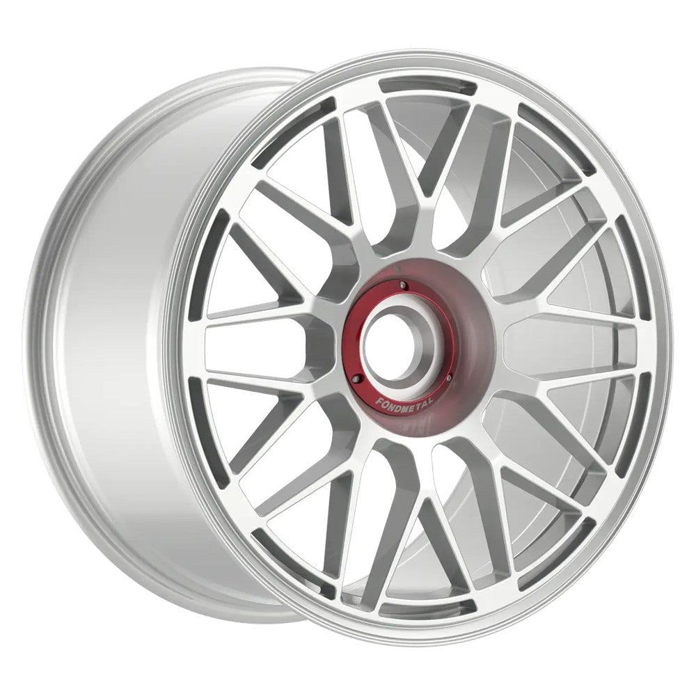 20x12 Fondmetal 9EVO MD Gloss Silver Wheel Center Lock (47mm)