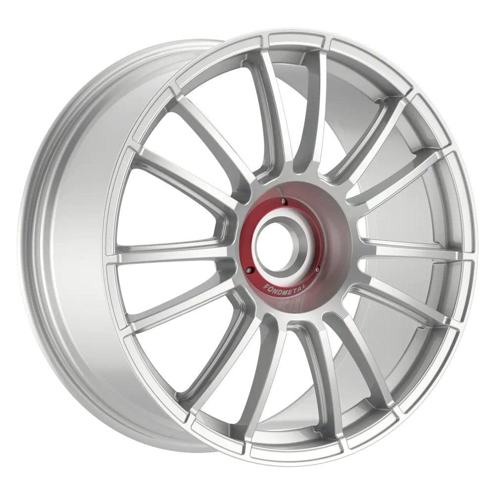 20x11 Fondmetal 9RR MD Gloss Silver Wheel Center Lock (47mm)