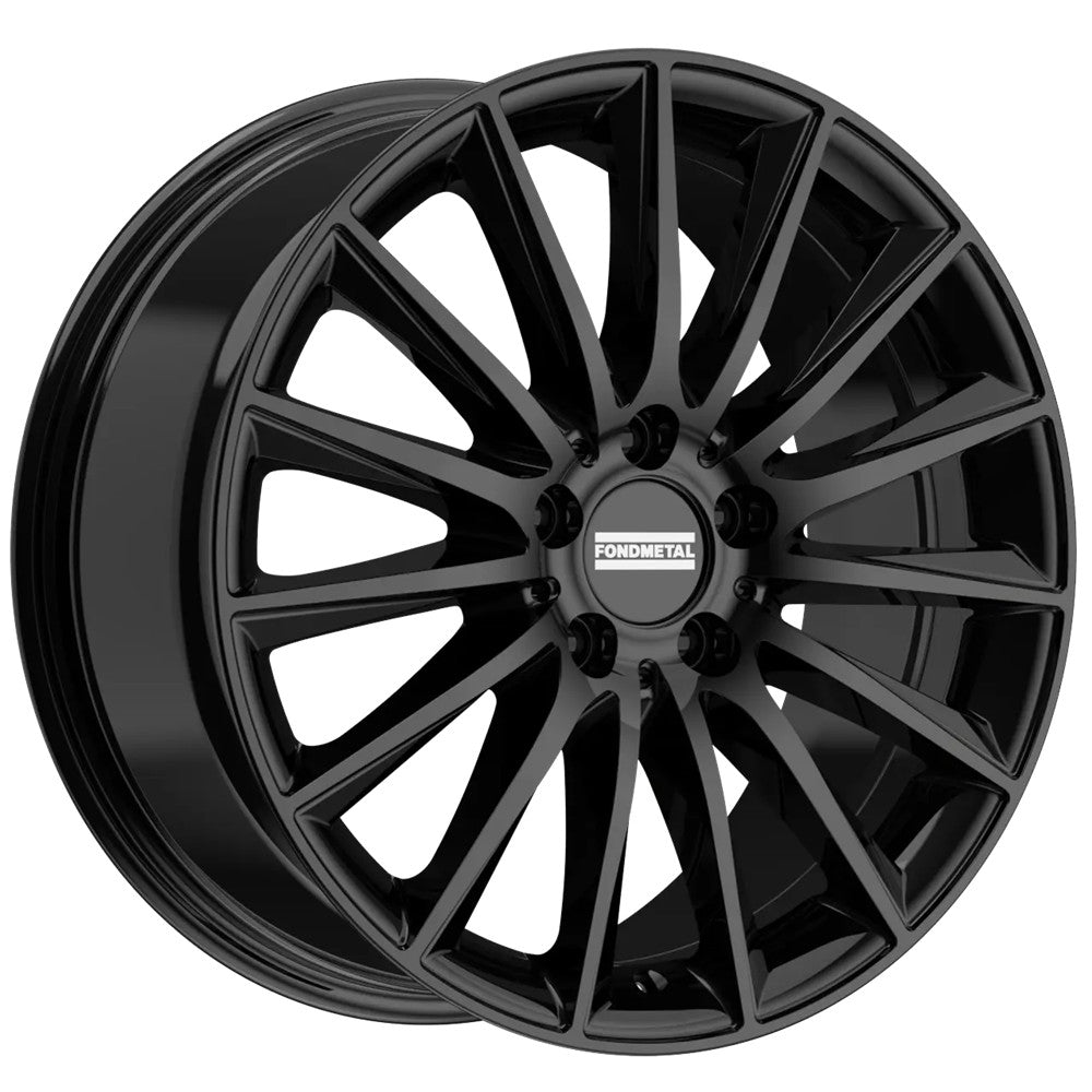 18x8 Fondmetal Aidon Gloss Black Wheel 5x112 (48mm)