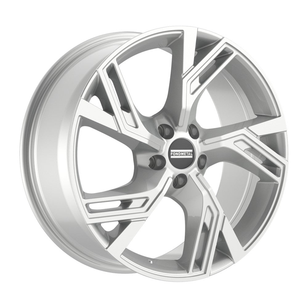 20x8.5 Fondmetal Atena Gloss Silver Wheel 5x112 (39mm)