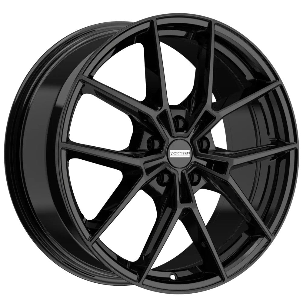 19x8.5 Fondmetal Iupiter Gloss Black Wheel 5x4.5 (38mm)