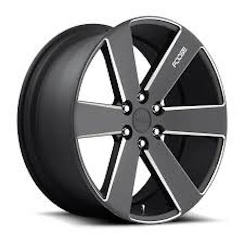 22x9.5 Foose F158 Switch Black & Milled Wheel 6x5.5 (30mm)