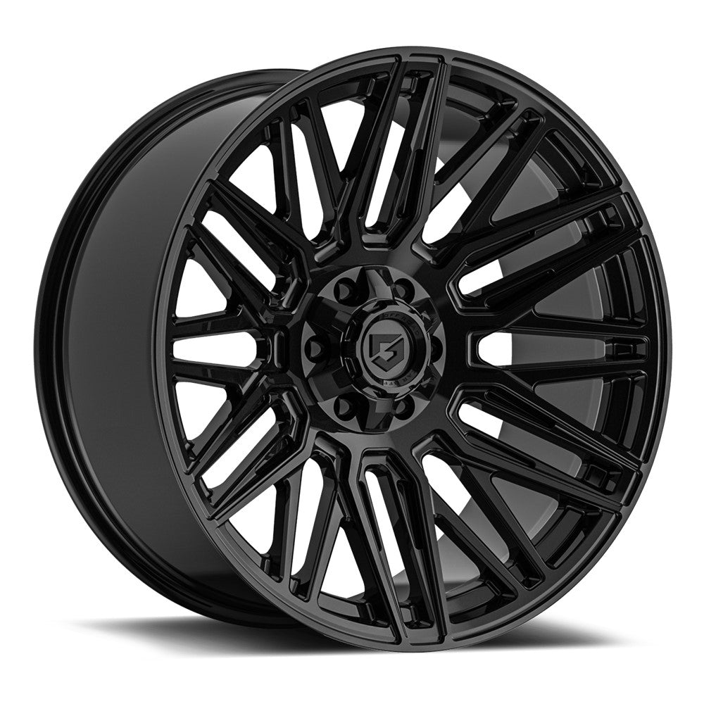 20x9 Gear Off Road 770B Edge Gloss Black Wheel 8x180 (18mm)