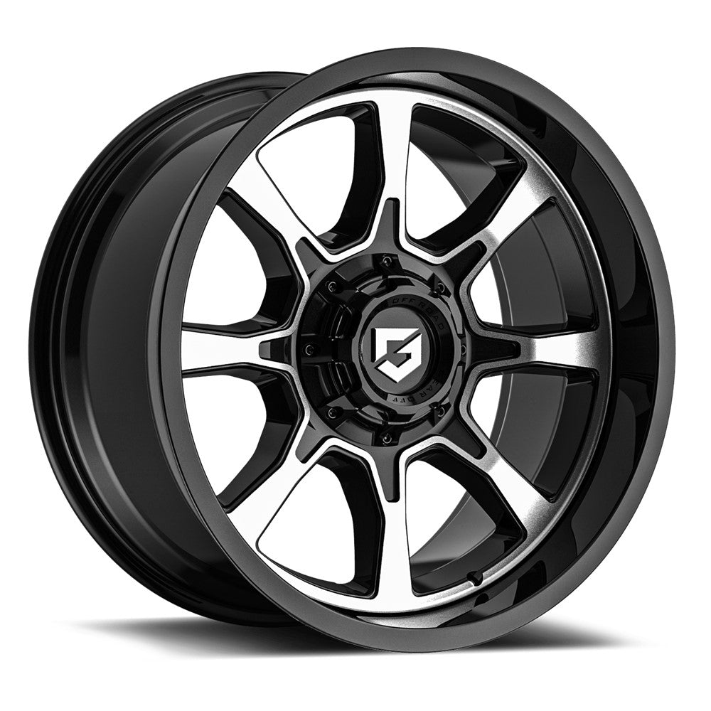 20x9 Gear Off Road 772MB Gloss Black Machined Wheel 6x135/6x5.5 (18mm)