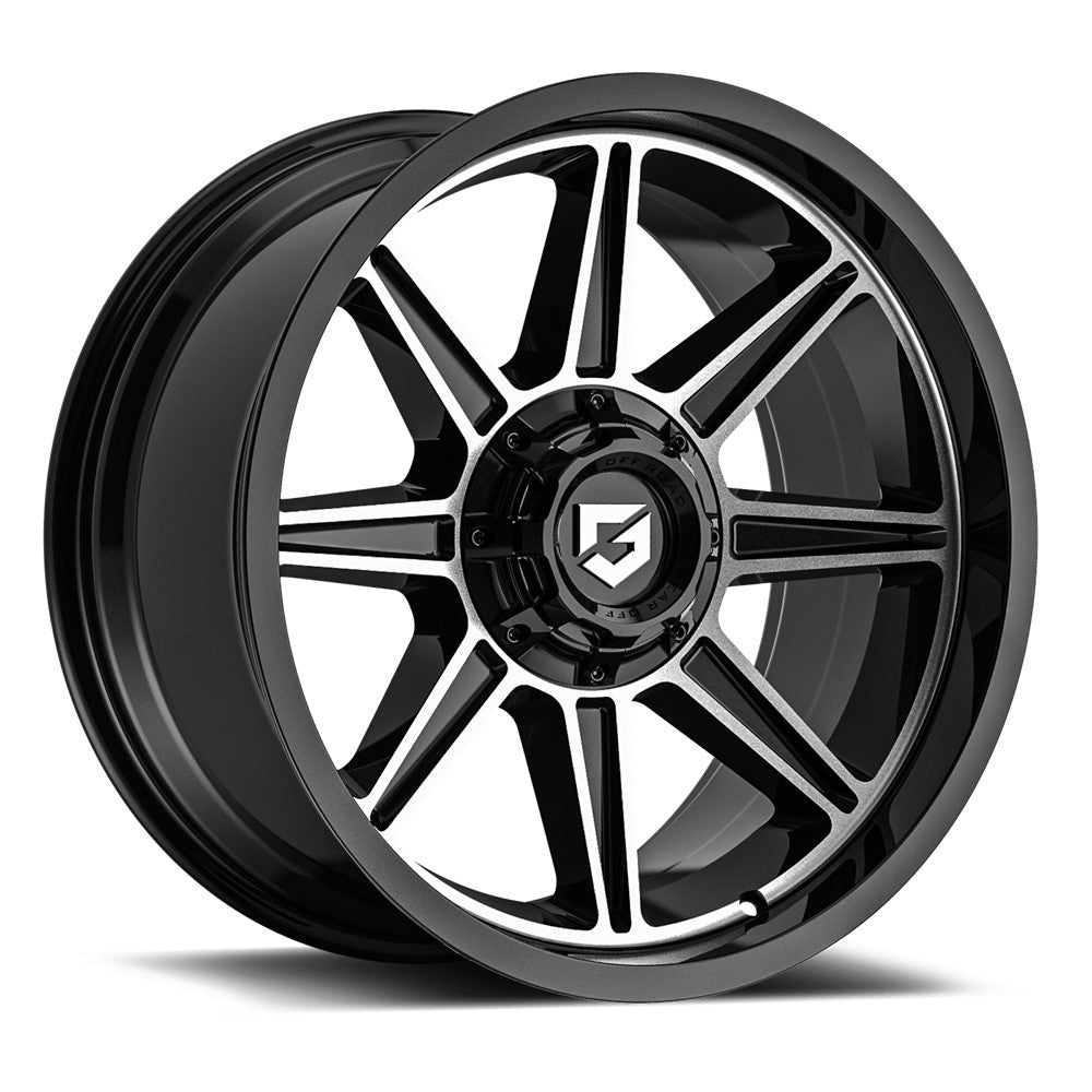 20x9 Gear Off Road 773MB Balast Gloss Black Machined Wheel 5x4.5/5x5 (0mm)